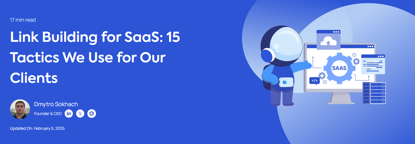editorial link Pawel Tatarek Freelance SaaS Writer