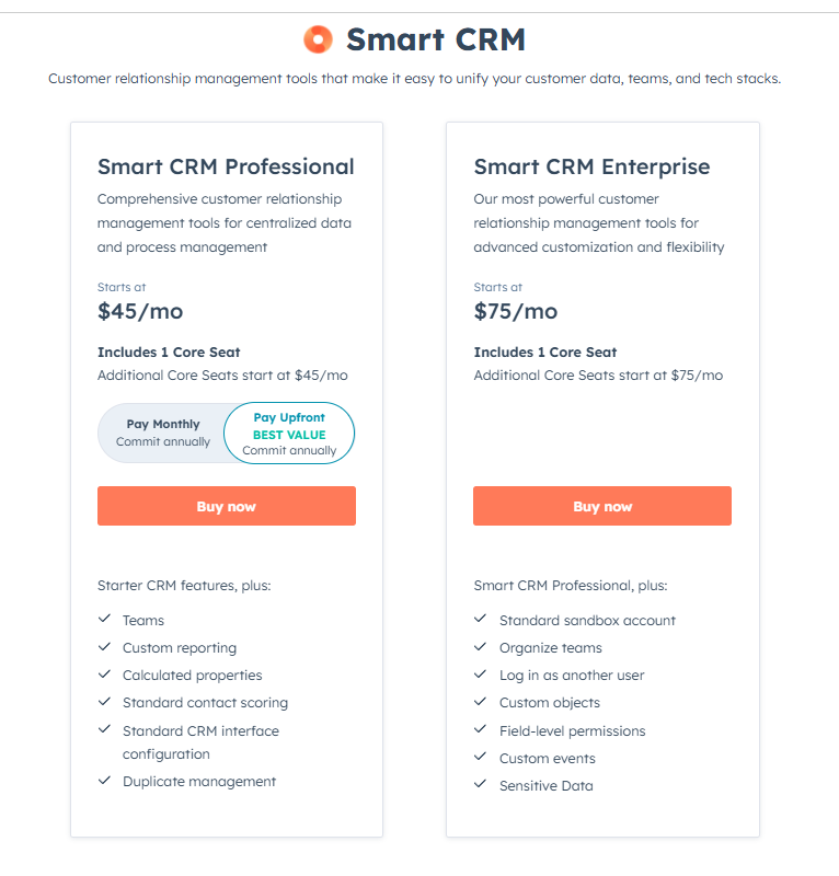best freelance writer tools: hubspot pricing